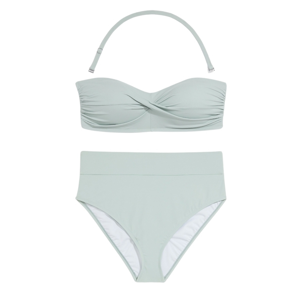 NWT Set Bikini 2X Maurices Matching Swimwear Jade Mist Summer Plus Q-2334